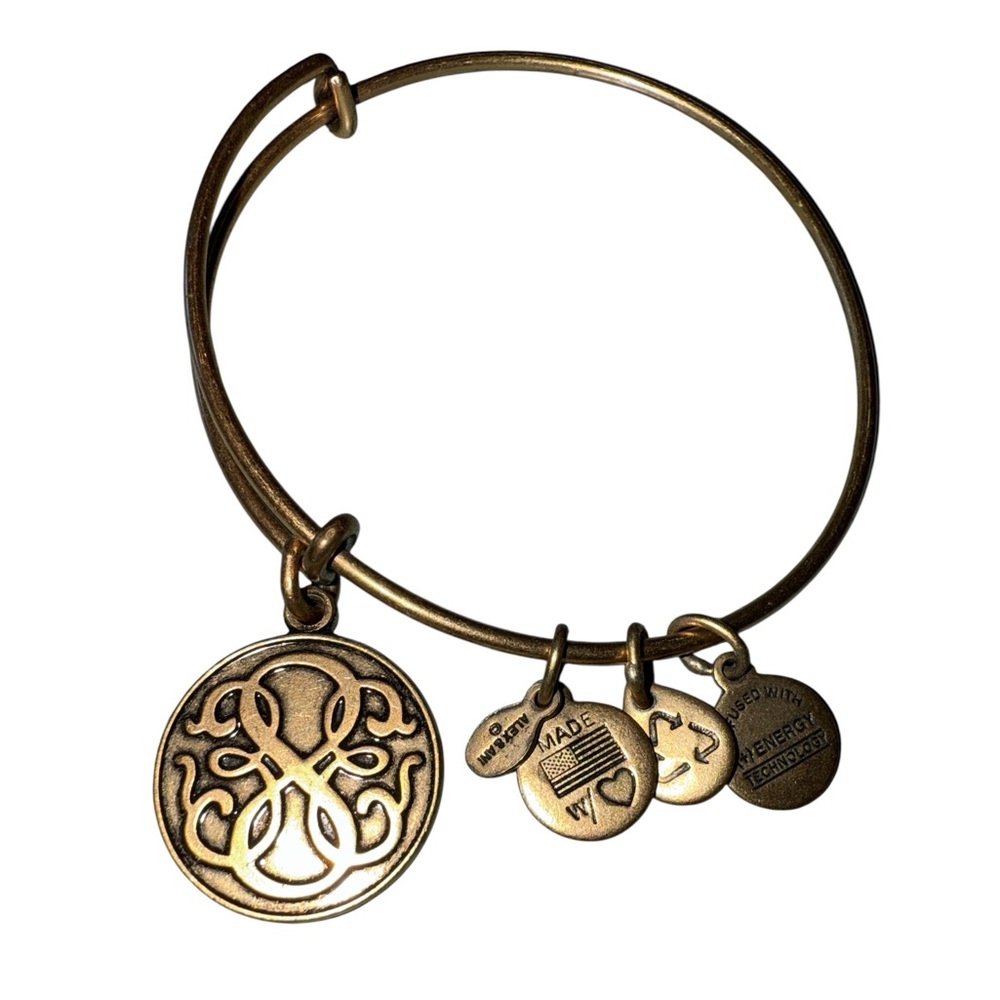 ALEX and ANI Path Of Life Bangle Charm Bracelet